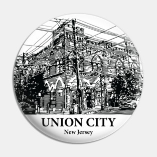 Union City - New Jersey Pin