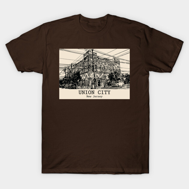 Union City - New Jersey T-Shirt by Lakeric
