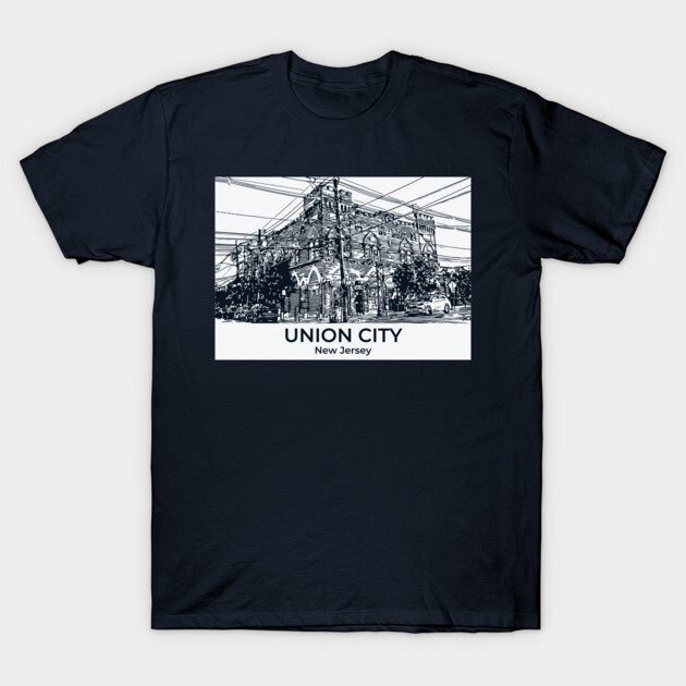 Union City - New Jersey T-Shirt by Lakeric