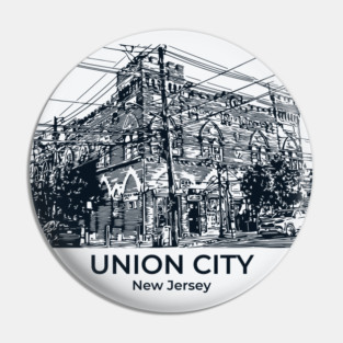 Union City - New Jersey Pin