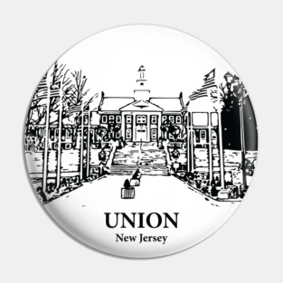 Union - New Jersey Pin