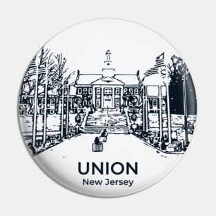 Union - New Jersey Pin
