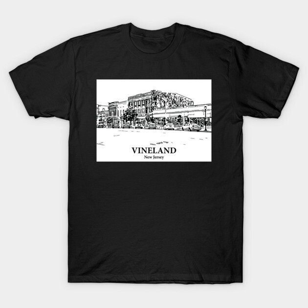 Vineland - New Jersey T-Shirt by Lakeric