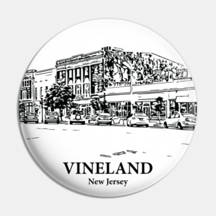 Vineland - New Jersey Pin