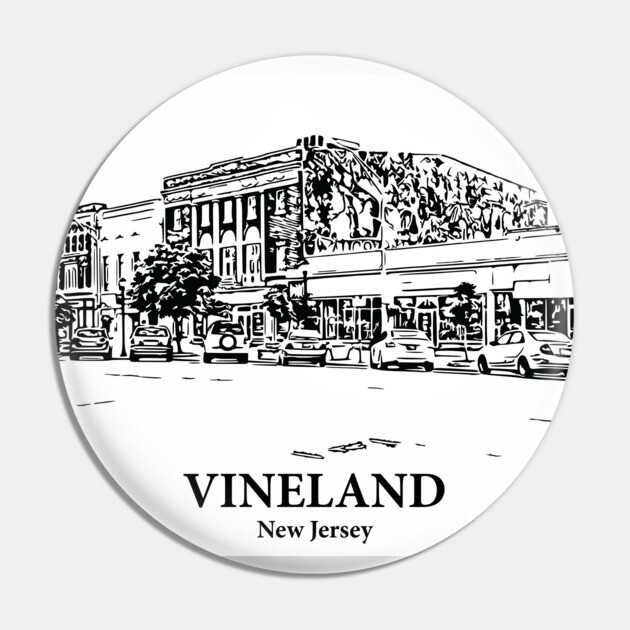 Vineland - New Jersey Pin by Lakeric