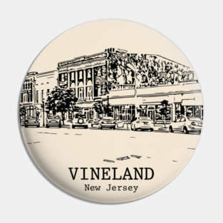 Vineland - New Jersey Pin