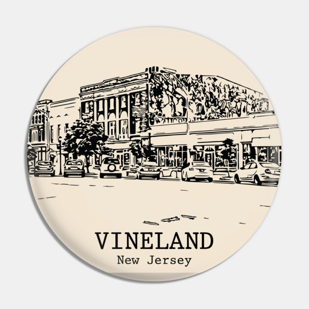 Vineland - New Jersey Pin by Lakeric