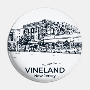 Vineland - New Jersey Pin