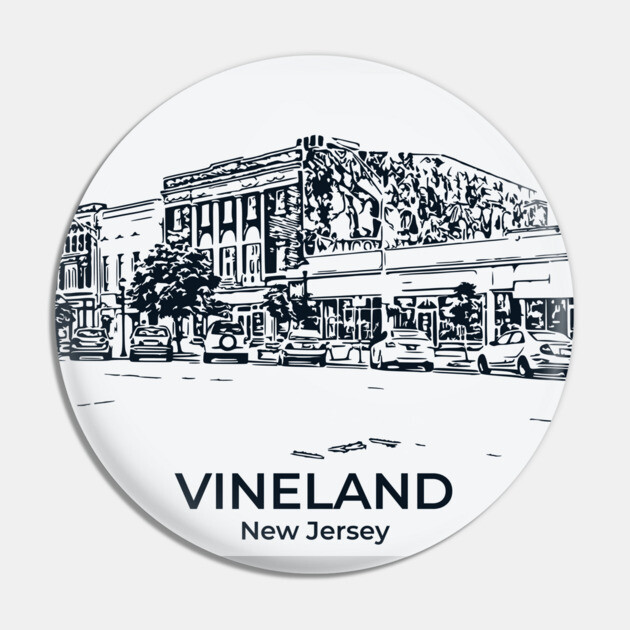 Vineland - New Jersey Pin by Lakeric