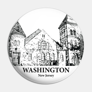 Washington - New Jersey Pin