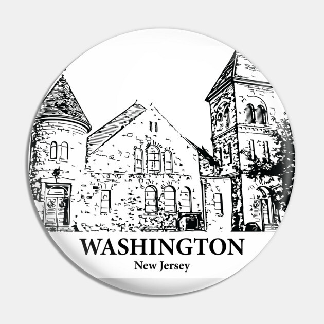 Washington - New Jersey Pin by Lakeric