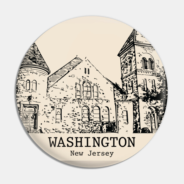 Washington - New Jersey Pin by Lakeric