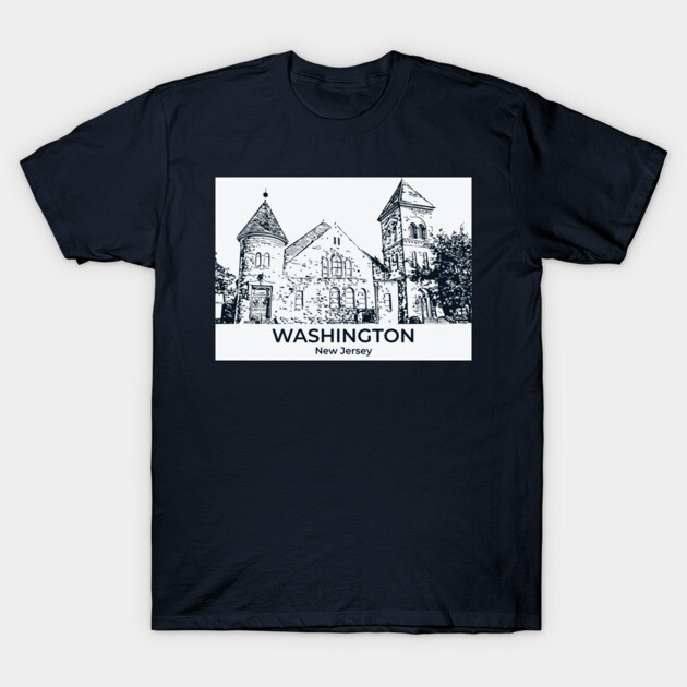 Washington - New Jersey T-Shirt by Lakeric