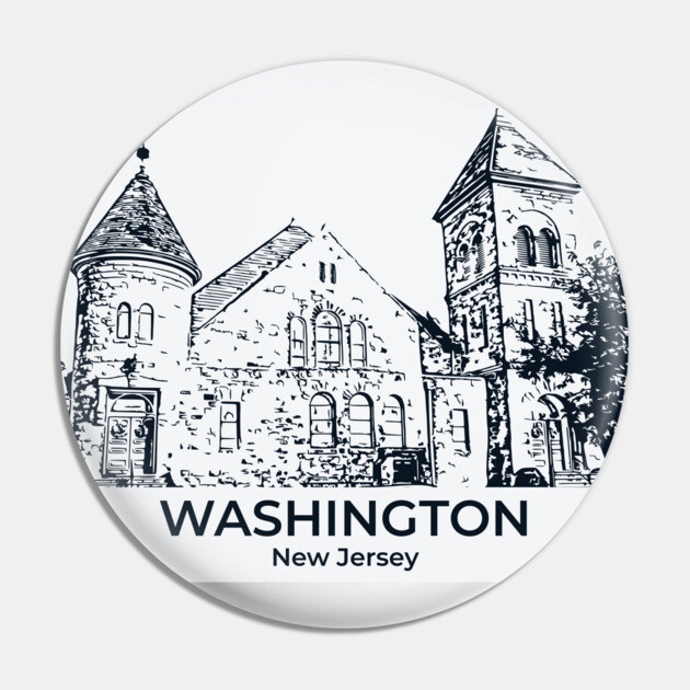 Washington - New Jersey Pin by Lakeric