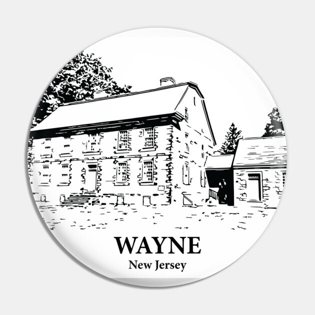 Wayne - New Jersey Pin by Lakeric