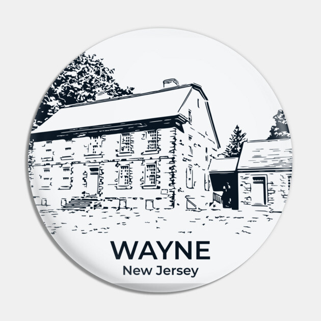 Wayne - New Jersey Pin by Lakeric