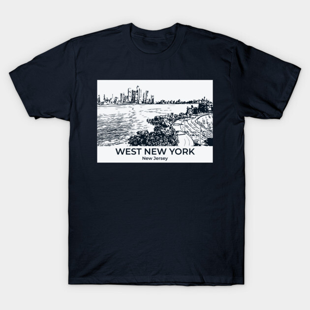 West New York - New Jersey T-Shirt by Lakeric