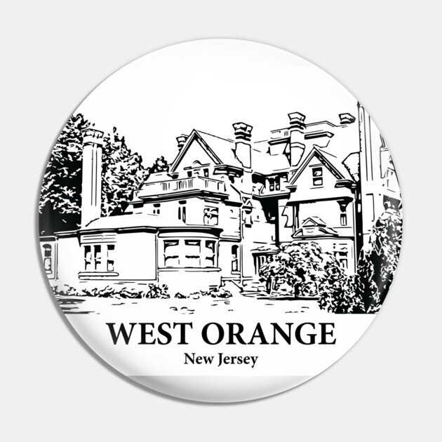 West Orange - New Jersey Pin by Lakeric