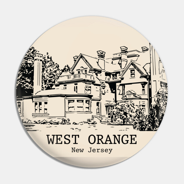 West Orange - New Jersey Pin by Lakeric