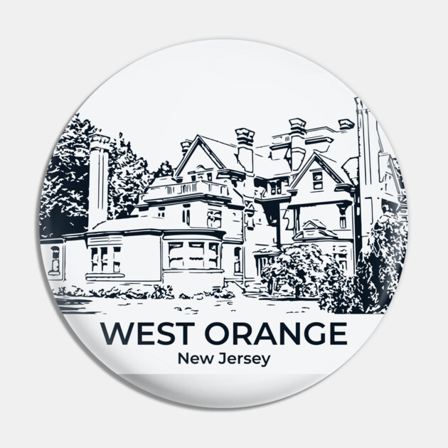 West Orange - New Jersey Pin by Lakeric