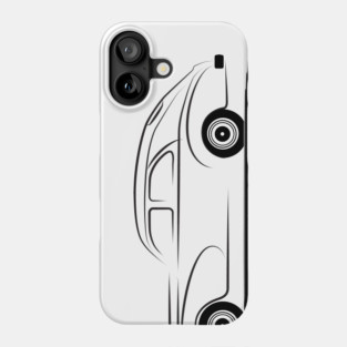 Peugeot 203 Black Phone Case