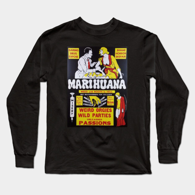 Marihuana Long Sleeve T-Shirt by Low Life Shirts
