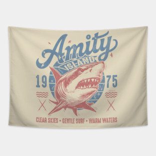 Amity Island Shark 1975 Worn (Universal © UCS LLC) Tapestry