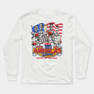 USA Basketball - America's Team - Jordan Bird Barkley Long Sleeve T-Shirt