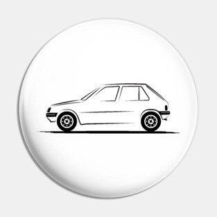 Peugeot 205 Black Pin
