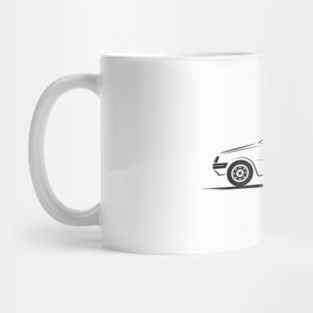 Peugeot 205 Black Mug