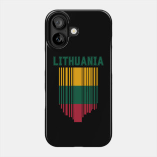 Lithuania flag, lithuanian flag Phone Case