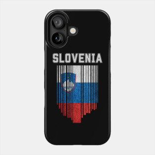Slovenia flag, slovenian flag Phone Case