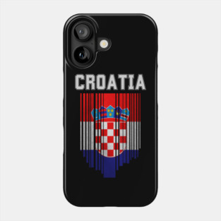 Croatia flag, croatian flag Phone Case