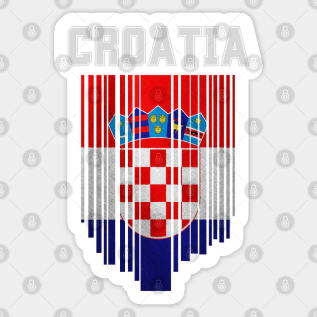 Croatia flag, croatian flag Sticker by eka123