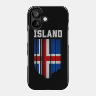 Iceland flag, icelandic flag Phone Case
