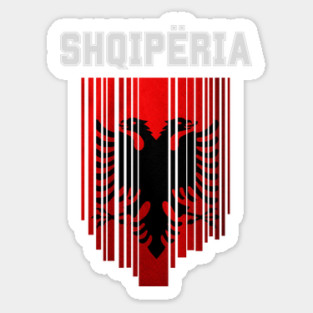 Albania flag, albanian flag Magnet