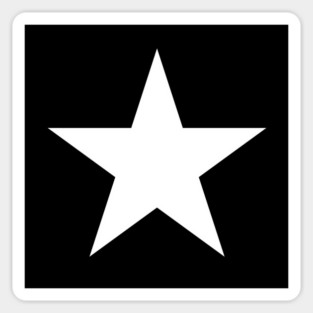 White Star Sticker
