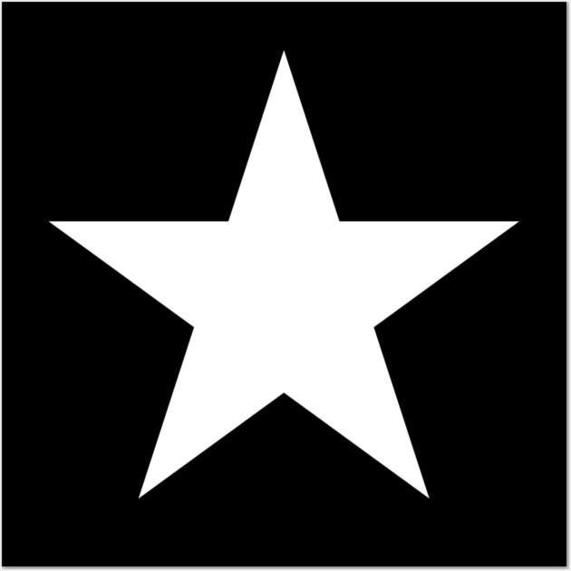 White Star Wall Art by Timeless Chaos