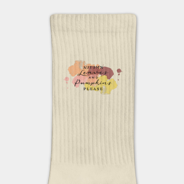 Aumtumn Leaves and Pumpkins Please by casualteesinc