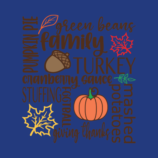 Thanksgiving Dinner Word Salad by casualteesinc