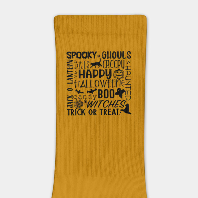 Sppoky Halloween Words by casualteesinc