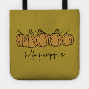 Hello Pumpkin Tote