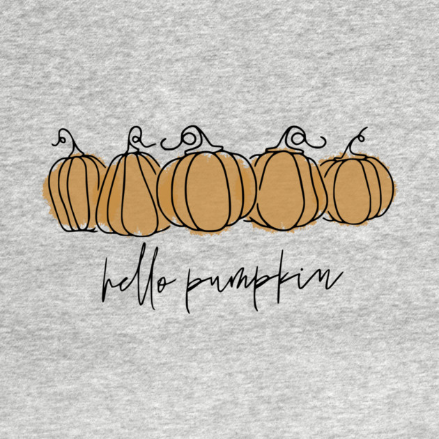Hello Pumpkin by casualteesinc