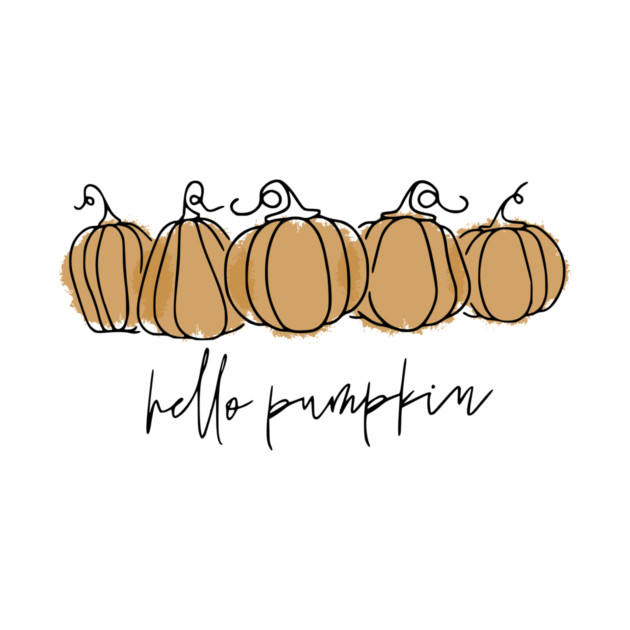 Hello Pumpkin by casualteesinc
