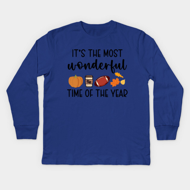 It's the Most Wonderful Time of the Year Kids Long Sleeve T-Shirt by casualteesinc