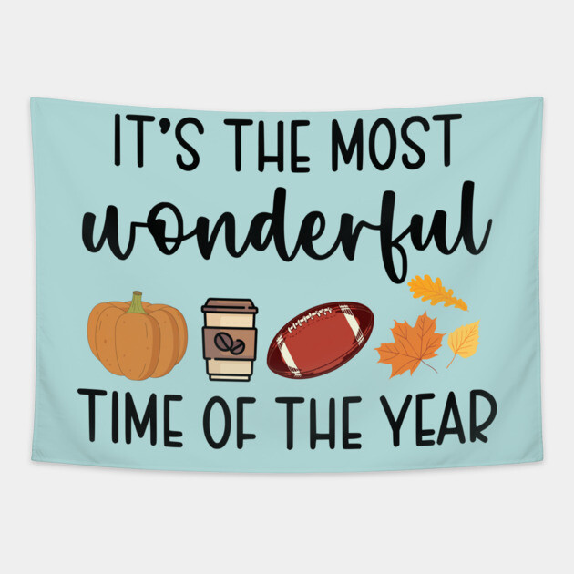 It's the Most Wonderful Time of the Year Tapestry by casualteesinc