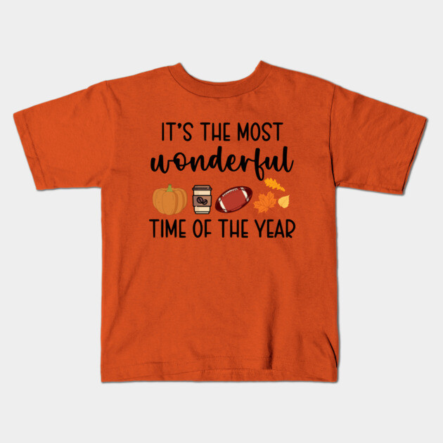 It's the Most Wonderful Time of the Year Kids T-Shirt by casualteesinc