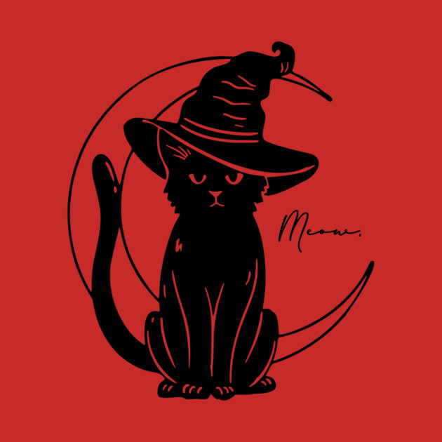 Meow on the Moon by casualteesinc