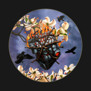 Burning Voodoo Heart T-Shirt
