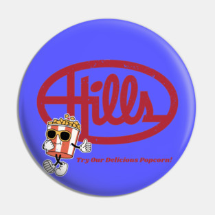 Hills Department Store Popcorn Design Pin